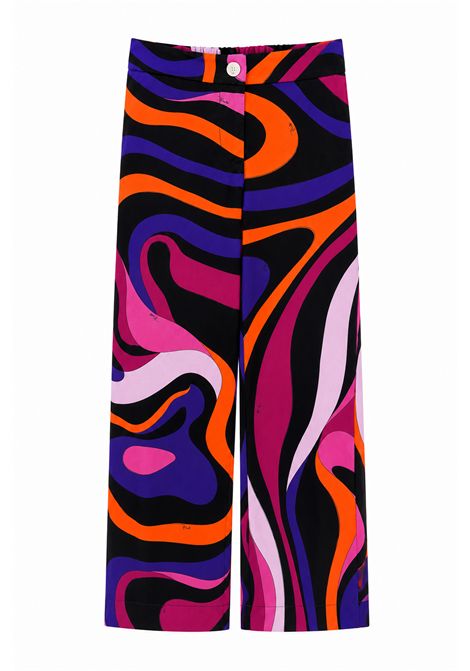 Pantaloni con stampa EMILIO PUCCI | PZ6A70 K0298930FU
